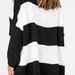 Pullover oversized mix lana dungi blk